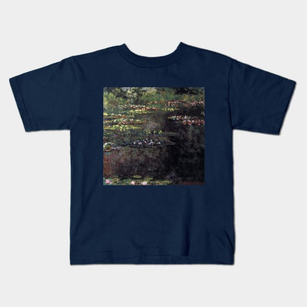 Waterlilies by Claude Monet Kids T-Shirt by MasterpieceCafe